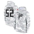 A.Falcons #52 Samson Ebukam Player Camo Arctic Salute to Service Hoodies Limited Kdoa Stitched Jerseys