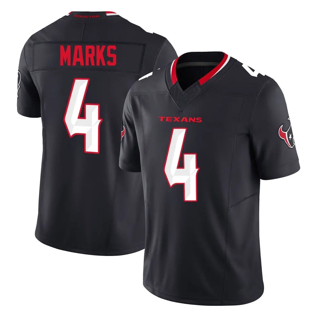 H.Texans #4 Woody Marks Player Navy Limited Alternate Vapor F.U.S.E. Home Game Kdoa Stitched Jerseys