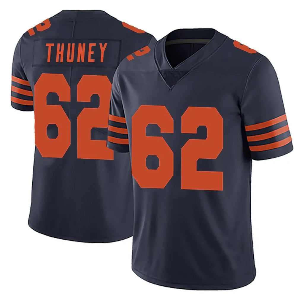 C.Bears #62 Joe Thuney Player Navy Blue Alternate Vapor Untouchable Limited Kdoa Stitched Jerseys