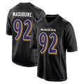 B.Ravens #92 Nnamdi Madubuike Player Black Carbon Fashion Home Game Kdoa Stitched Jerseys