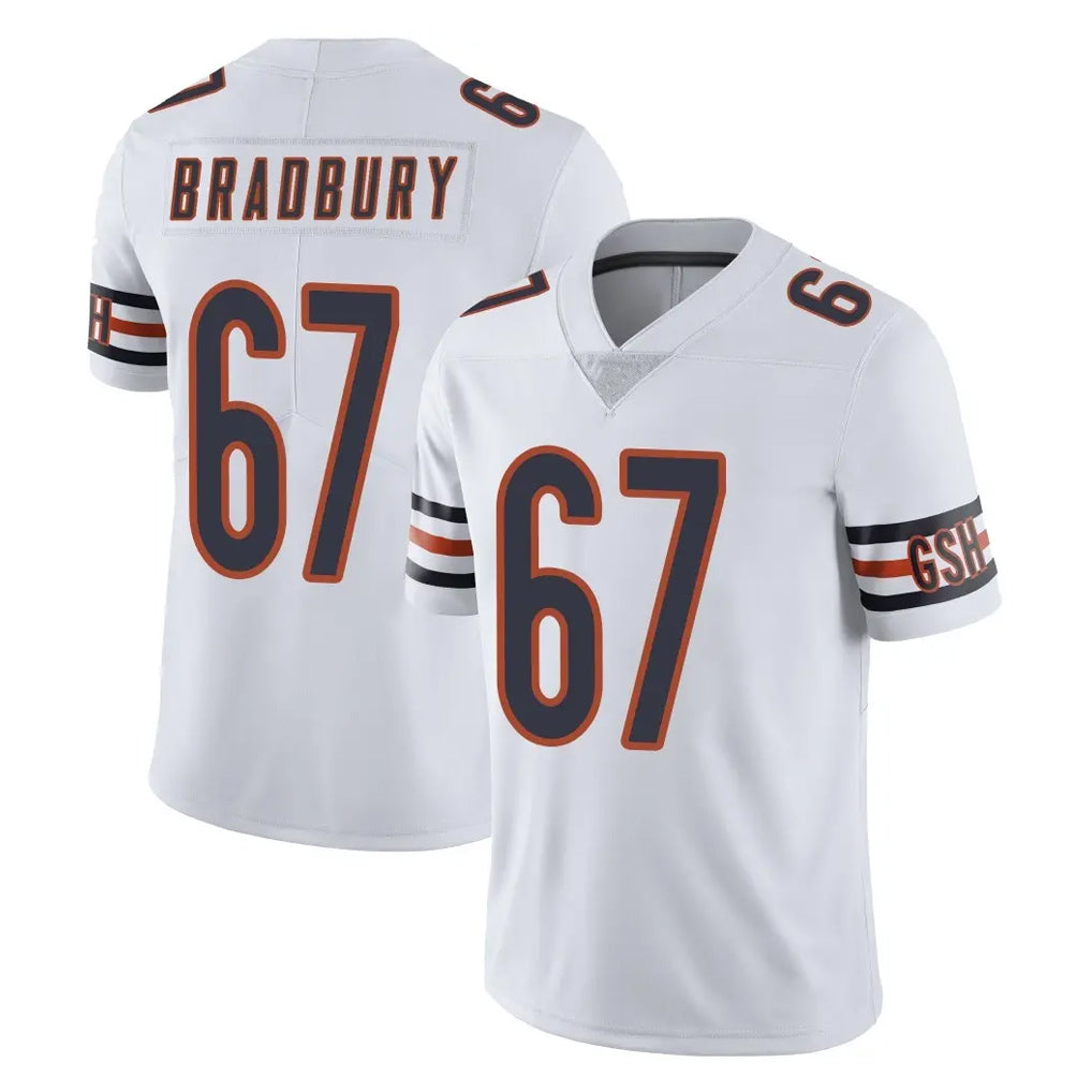 C.Bears #67 Garrett Bradbury Player White Vapor Untouchable Limited Home Game Kdoa Stitched Jerseys