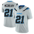 D.Lions #21 Roger McCreary Player Silver Limited 2026 Rivalries Collection Home Game Kdoa Stitched Jerseys