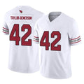 A.Cardinals #42 Dadrion Taylor-Demerson Player White Vapor F.U.S.E. Limited Home Game Kdoa Stitched Jerseys