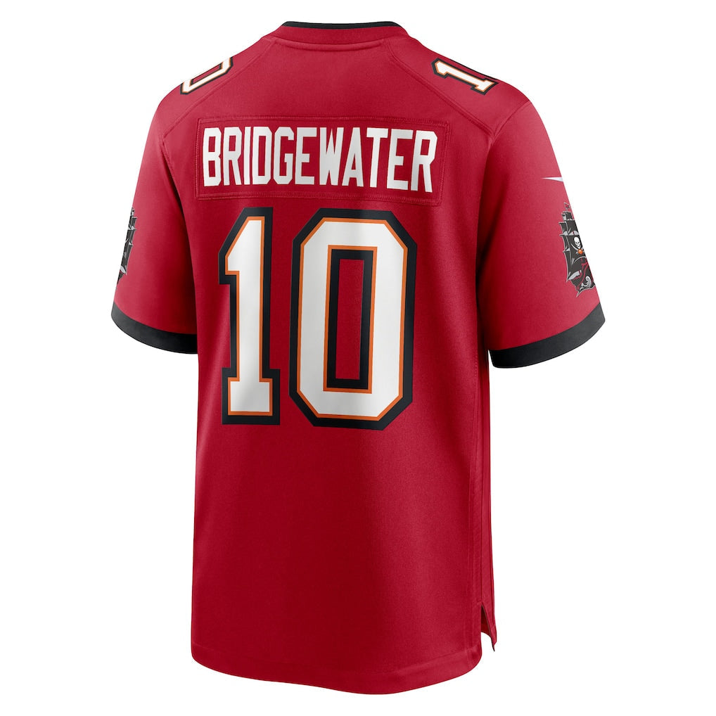 Kdoa TB.Buccaneers #10 Teddy Bridgewater Red Team Game Jersey