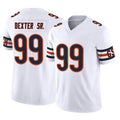 C.Bears #99 Gervon Dexter Sr. Player White Vapor F.U.S.E. Limited Home Game Kdoa Stitched Jerseys