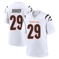C.Bengals #29 Kyle Dugger Player White Home Game Kdoa Stitched Jerseys