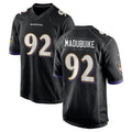 B.Ravens #92 Nnamdi Madubuike Player Black Alternate Home Game Kdoa Stitched Jerseys