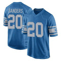 D.Lions #20 Barry Sanders Player Blue Vapor Untouchable Throwback Game Kdoa Stitched Jerseys