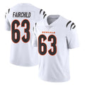 C.Bengals #63 Dylan Fairchild Player White Vapor Untouchable Limited Home Game Kdoa Stitched Jerseys