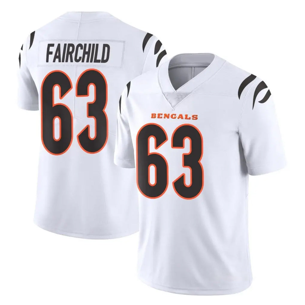 C.Bengals #63 Dylan Fairchild Player White Vapor Untouchable Limited Home Game Kdoa Stitched Jerseys