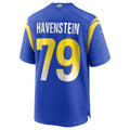 Kdoa LA.Rams #79 Rob Havenstein Royal Game Jersey