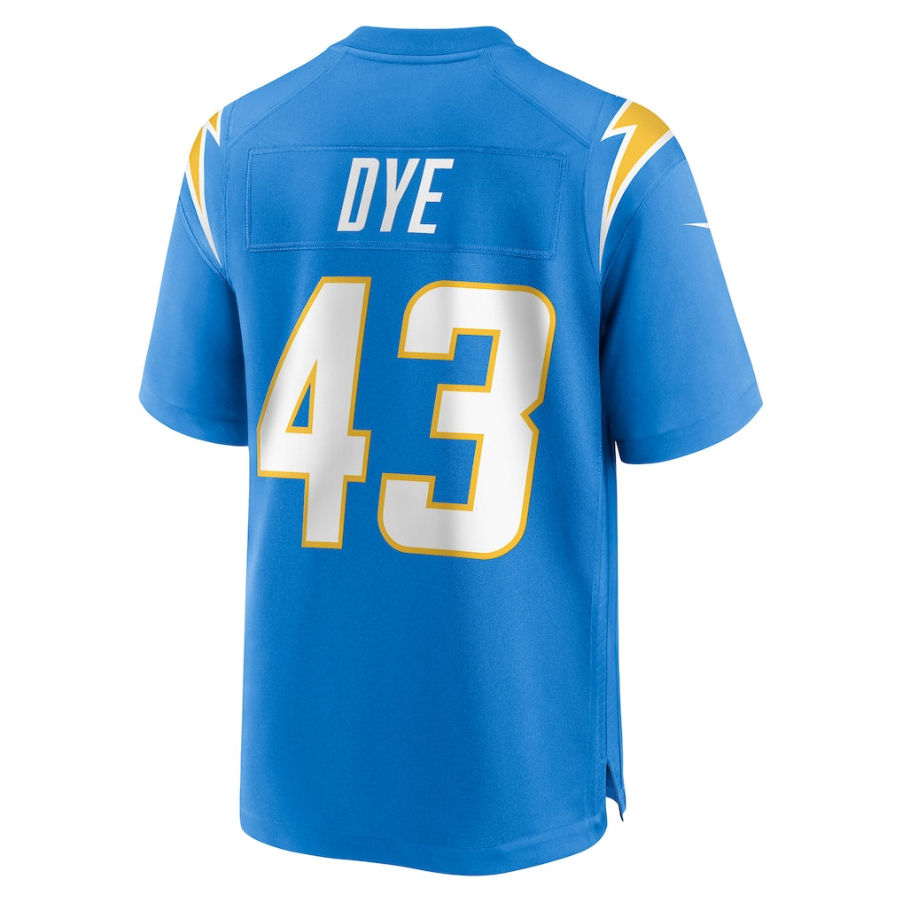 Kdoa LA.Chargers #43 Troy Dye Powder Blue Game Jersey