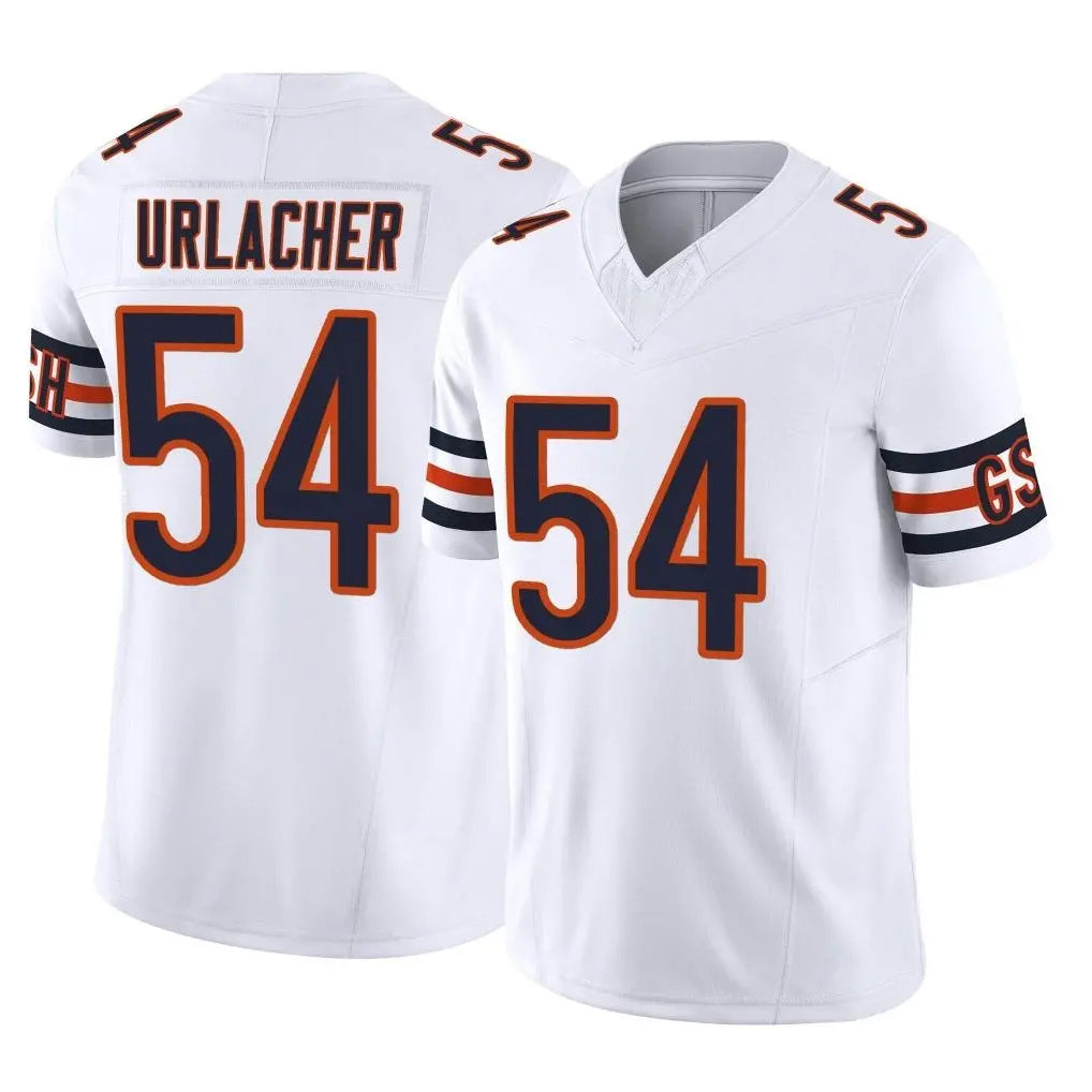 C.Bears #54 Brian Urlacher Player White Vapor F.U.S.E. Limited Home Game Kdoa Stitched Jerseys