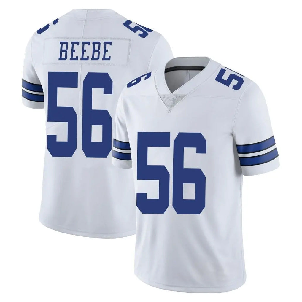 D.Cowboys #56 Cooper Beebe Player White Vapor Untouchable Limited Home Game Xdoa Stitched Jerseys