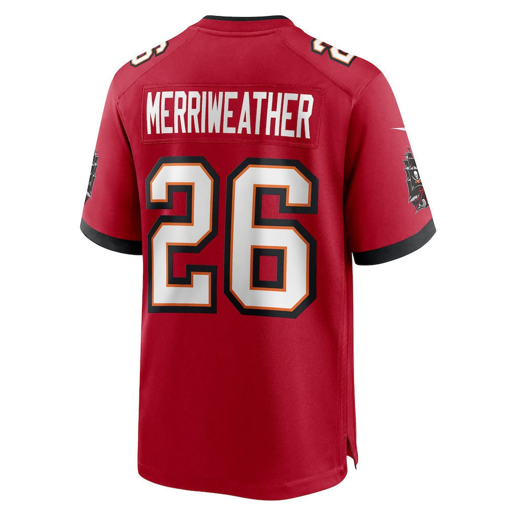Kdoa TB.Buccaneers #26 Kaevon Merriweather Red Game Jersey