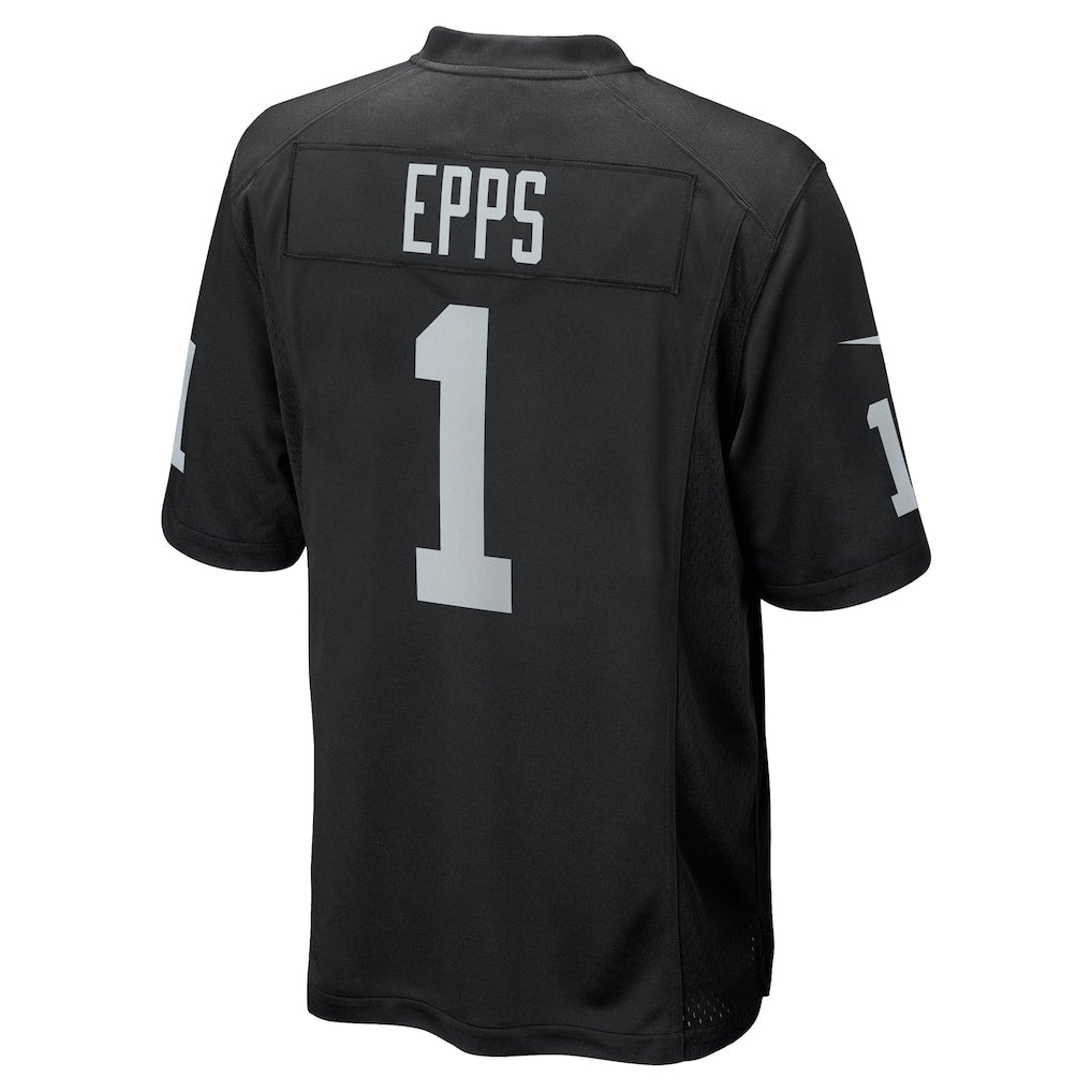 Kdoa LV.Raiders #1 Marcus Epps Black Game Player Jersey