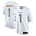 Kdoa #1 Tua Tagovailoa Player M.Dolphins White Fashion Game Stitched Jerseys