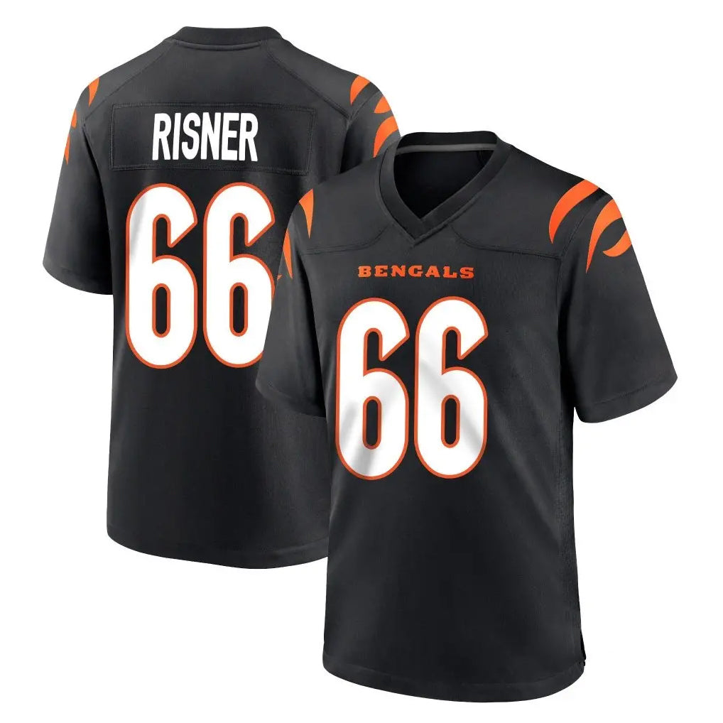 C.Bengals #66 Dalton Risner Player Black Home Game Kdoa Stitched Jerseys