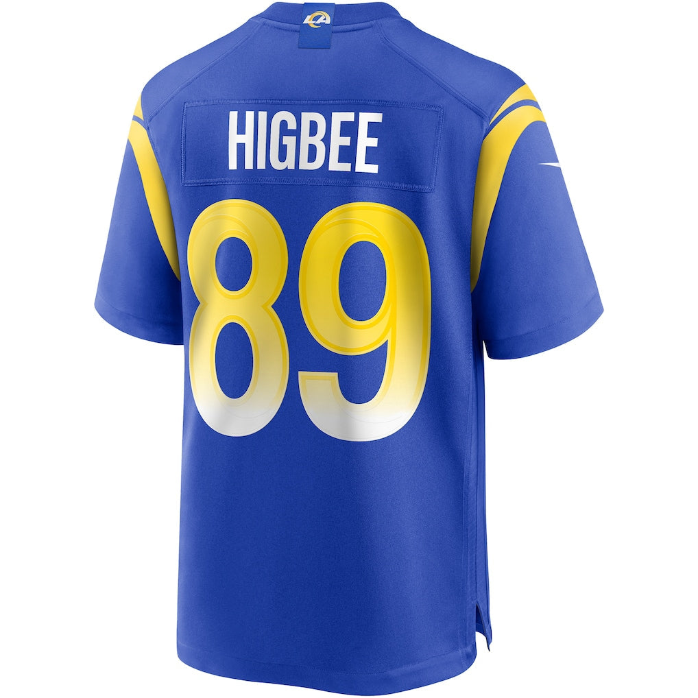 Kdoa LA.Rams #89 Tyler Higbee Royal Game Player Jersey