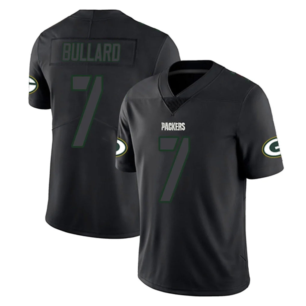 GB.Packers #7 Javon Bullard Player Black Impact Limited Home Game Kdoa Stitched Jerseys