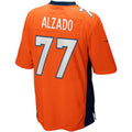 Kdoa D.Broncos #77 Lyle Alzado Orange Game Retired Player Jersey