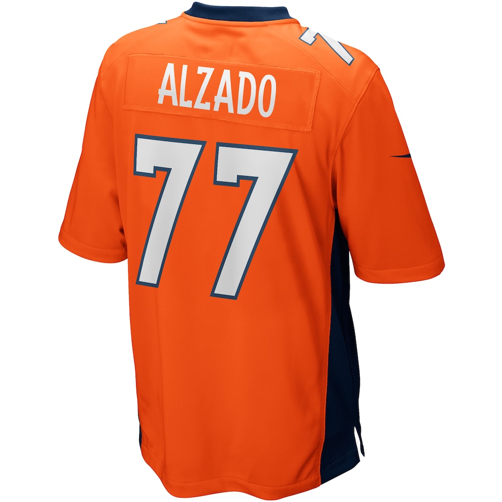 Kdoa D.Broncos #77 Lyle Alzado Orange Game Retired Player Jersey
