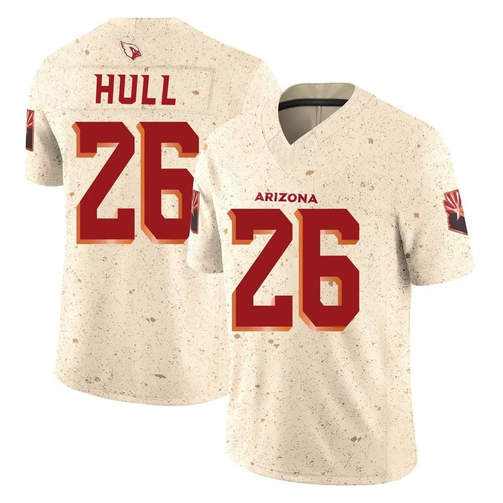 A.Cardinals #26 Evan Hull Player Cream Rivalries Collection Vapor Limited Home Game Kdoa Stitched Jerseys