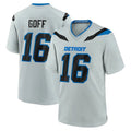 D.Lions #16 Jared Goff Player Silver 2026 Rivalries Collection Home Game Kdoa Stitched Jerseys