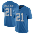 D.Lions #21 Roger McCreary Player Blue Limited Throwback Vapor Untouchable Kdoa Stitched Jerseys