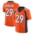 D.Broncos #29 Ja'Quan McMillian Player Orange Color Vapor Untouchable Limited Game Kdoa Stitched Jerseys