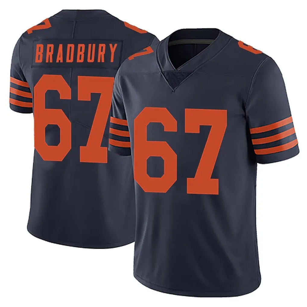 C.Bears #67 Garrett Bradbury Player Navy Blue Alternate Vapor Untouchable Limited Kdoa Stitched Jerseys
