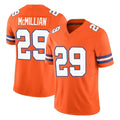 D.Broncos #29 Ja'Quan McMillian Player Orange Limited Alternate Vapor F.U.S.E. Throwback Game Kdoa Stitched Jerseys