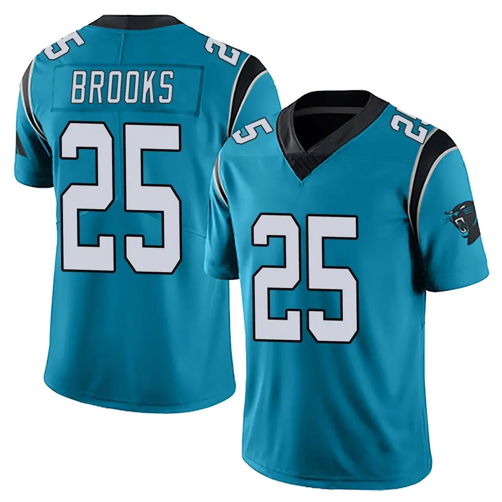 C.Panthers #25 Jonathon Brooks Player Blue Vapor Untouchable Limited Game Kdoa Stitched Jerseys