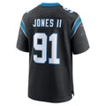 Kdoa C.Panthers #91 Patrick Jones II Black Team Game Jersey