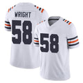 C.Bears #58 Darnell Wright Player White Classic Vapor Limited Home Game Kdoa Stitched Jerseys
