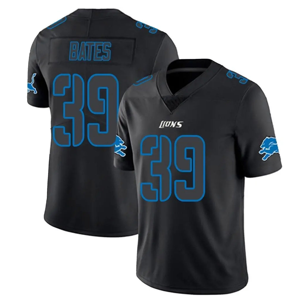 D.Lions #39 Jake Bates Player Black Impact Limited Home Game Kdoa Stitched Jerseys