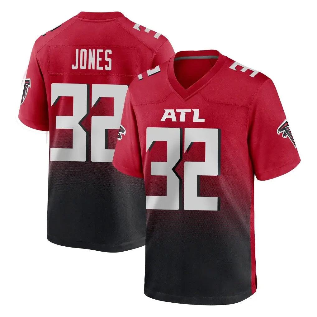 A.Falcons #32 Cash Jones Player Red Home Game Kdoa Stitched Jerseys