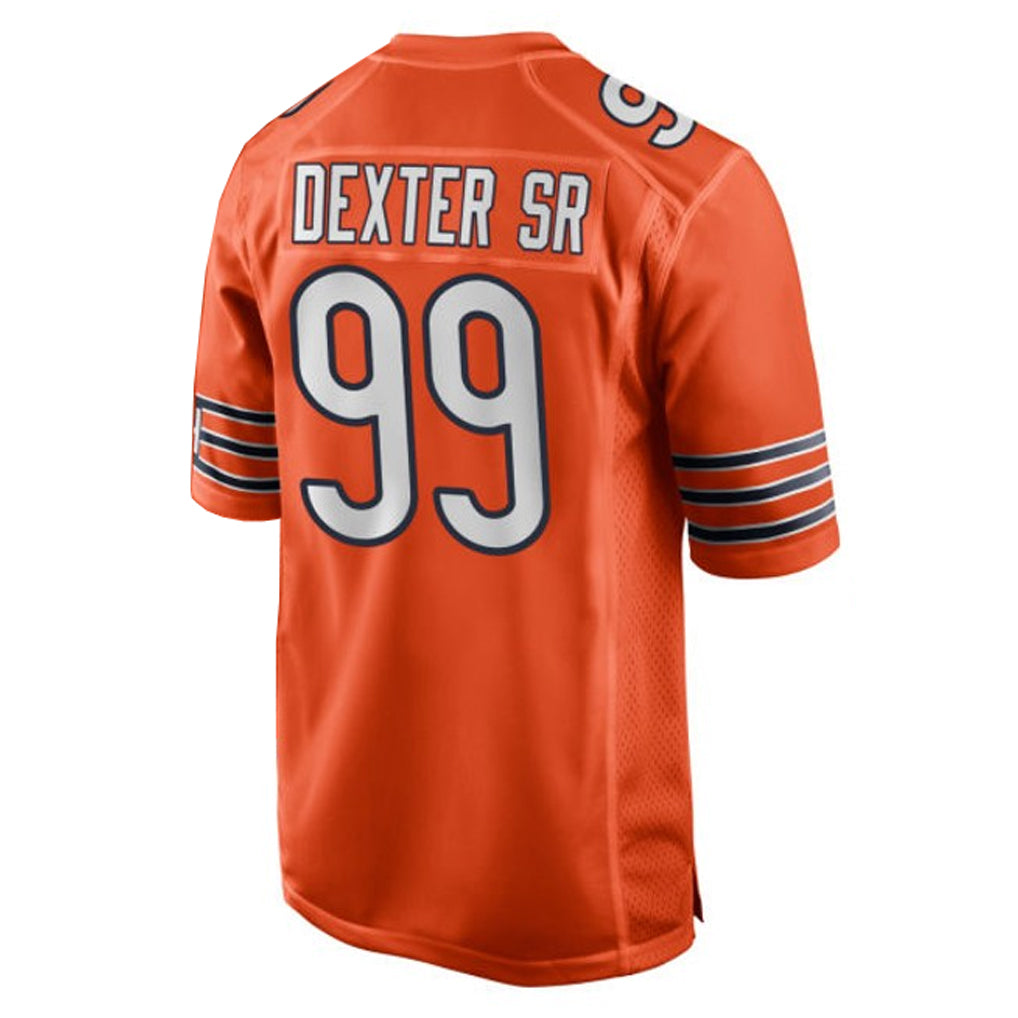C.Bears #99 Gervon Dexter Sr. Player Orange Home Game Kdoa Stitched Jerseys