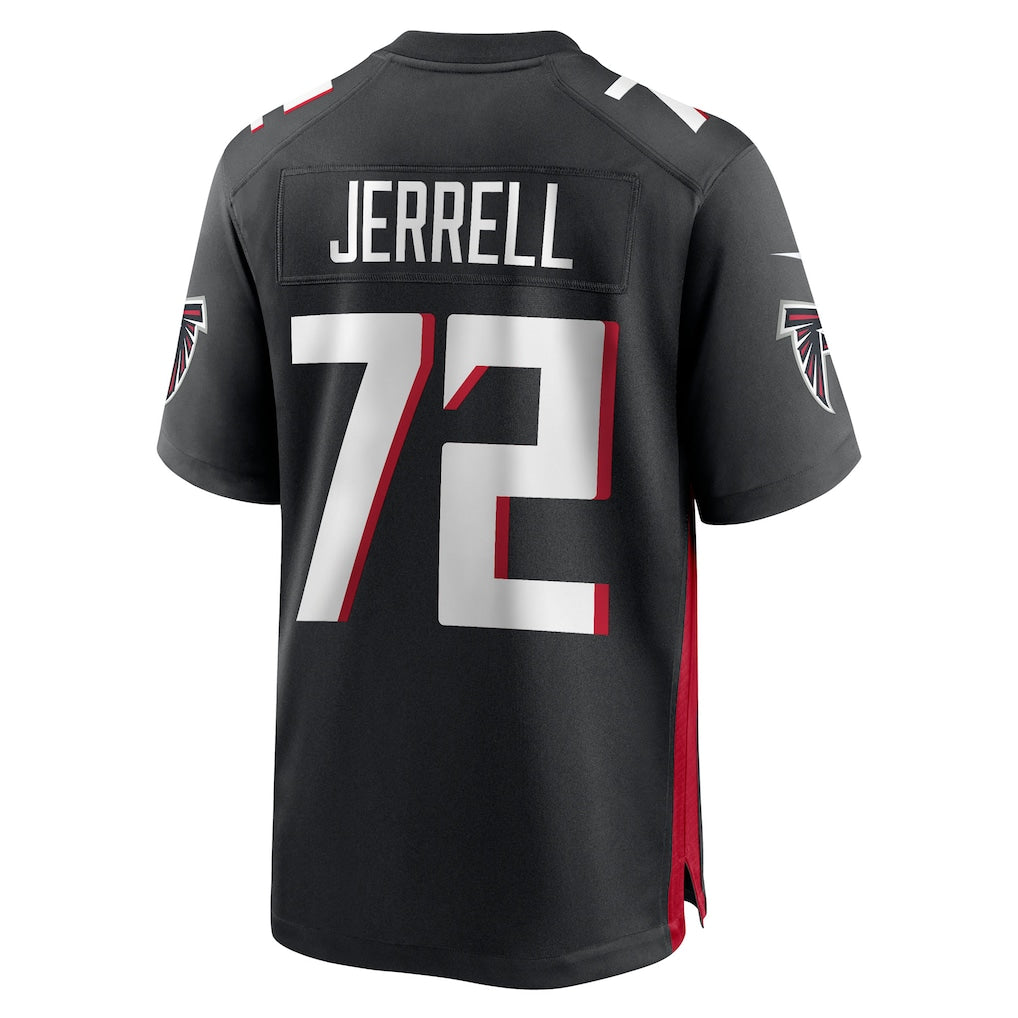 Kdoa A.Falcons #72 Michael Jerrell Black Team Game Jersey