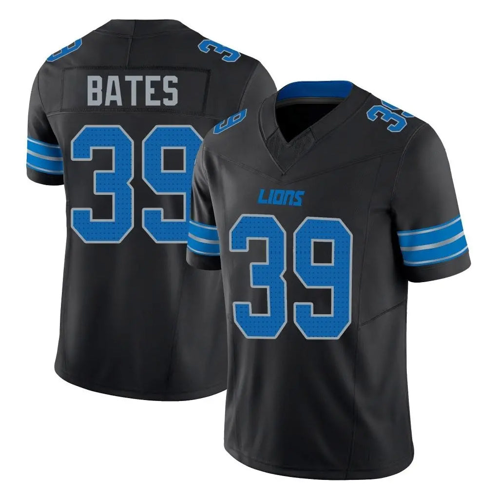 D.Lions #39 Jake Bates Player Black Alternate Vapor F.U.S.E. Limited Home Game Kdoa Stitched Jerseys