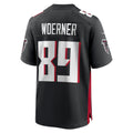 Kdoa A.Falcons #89 Charlie Woerner Black Team Game Jersey