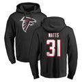 A.Falcons #31 Xavier Watts Player Black LOGO Pullover Hoodies Home Game Kdoa Stitched Jerseys