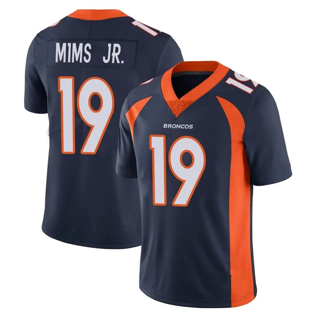 D.Broncos #19 Marvin Mims Jr. Player Navy Vapor Untouchable Limited Game Kdoa Stitched Jerseys
