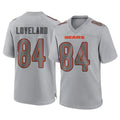C.Bears #84 Colston Loveland Player Gray Atmosphere Fashion Game Kdoa Stitched Jerseys