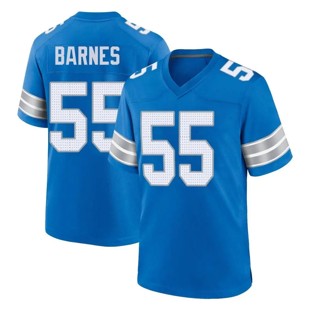 D.Lions #55 Derrick Barnes Player Blue Alternate Home Game Kdoa Stitched Jerseys