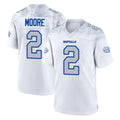 B.Bills #2 DJ Moore Player White Rivalries Collection Game Kdoa Stitched Jerseys