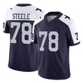 D.Cowboys #78 Terence Steele Player Navy-White Limited Alternate Vapor F.U.S.E. Home Game Xdoa Stitched Jerseys