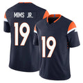 D.Broncos #19 Marvin Mims Jr. Player Navy Limited Vapor F.U.S.E. Home Game Kdoa Stitched Jerseys