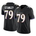 B.Ravens #79 Ronnie Stanley Player Black Vapor F.U.S.E. Limited Kdoa Stitched Jerseys
