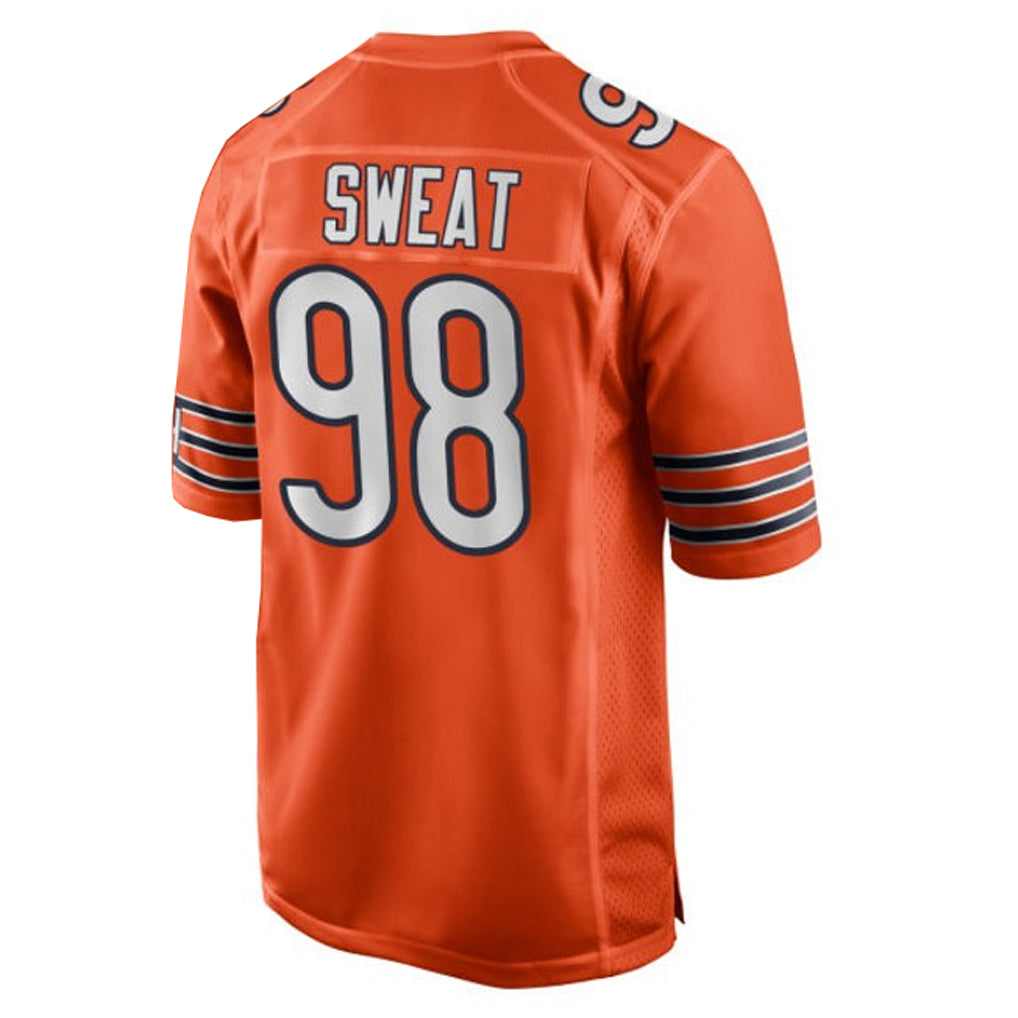 C.Bears #98 Montez Sweat Player Orange Home Game Kdoa Stitched Jerseys